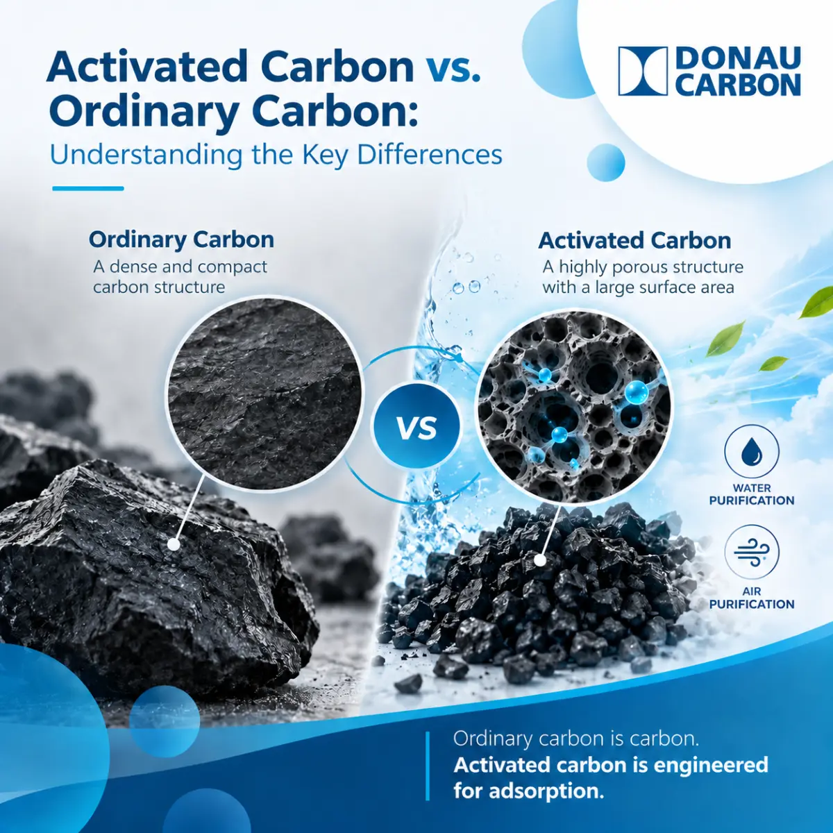What Is the Difference Between Activated Carbon and Ordinary Carbon?